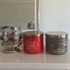 Bath & Body Works candles and holders